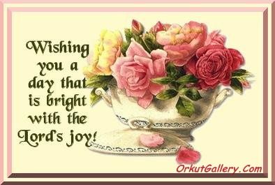 good morning Orkut scraps