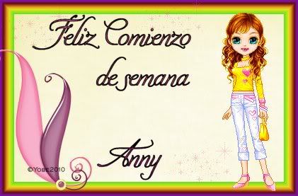 Comienzo de semana    Anny