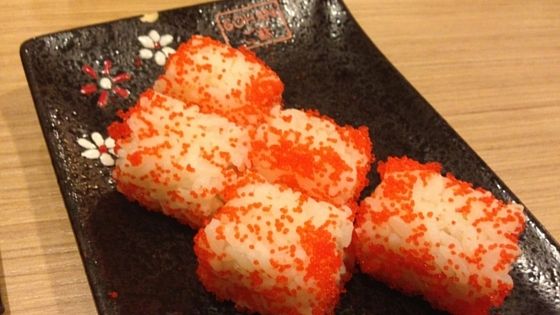 ninniku gohan, sushi, gohan sushi, japanese food, seria, brunei