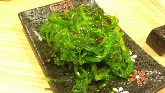 chuka wakame, gohan sushi, japanese food, restaurant, brunei, seria
