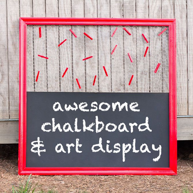 diy chalkboard