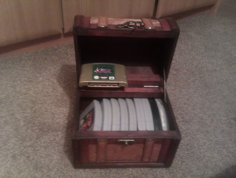 Where else would you store old treasure then a treasure chest eh?