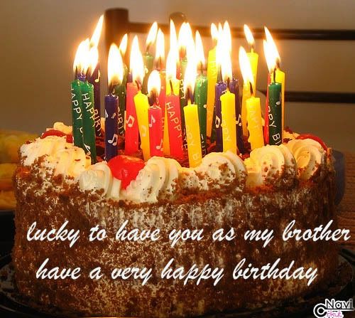 Happy Birthday Brother Cake Birthday orkut scraps