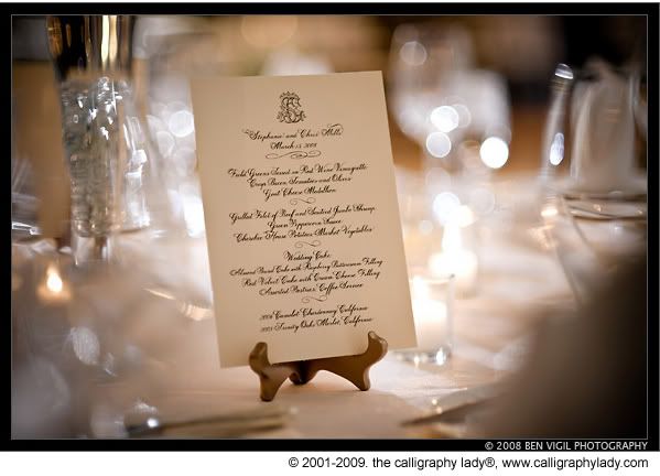 wedding decor menu reception diy Photo 26 10 months ago