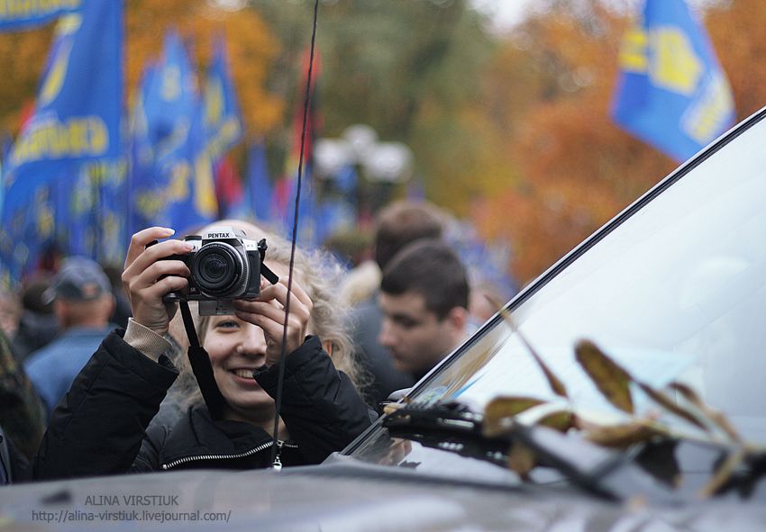 зйомка мітингу