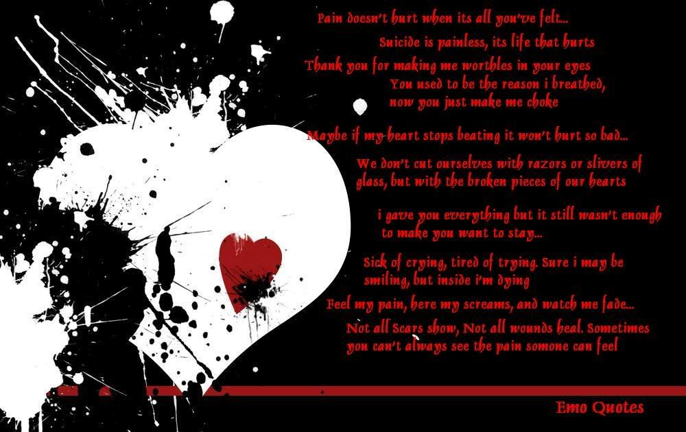 emo quotes about heartbreak. cute emo quotes and sayings