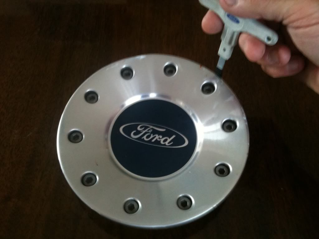 Removing Alloy Wheel Centre Caps With Damaging Them Ford Automobiles