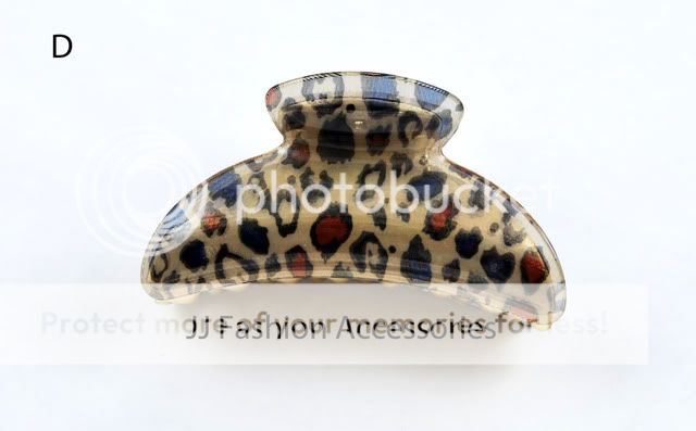 75 Large Cool Animal Print Hair Claw Clip 4 color  
