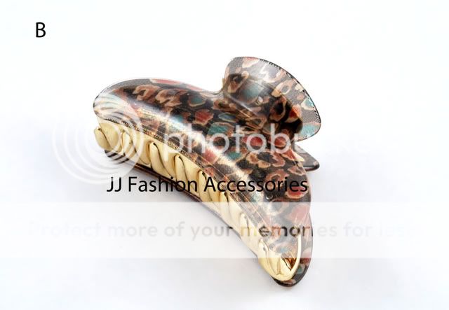 75 Large Cool Animal Print Hair Claw Clip 4 color  