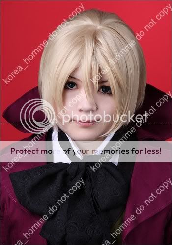 Black Butler Kuroshitsuji 2 ii Alois Trancy cosplay wig  