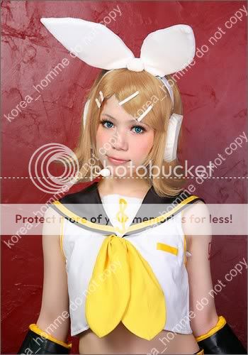 Vocaloid Rin Ren Cosplay Wig Kagamine Short Miku V12