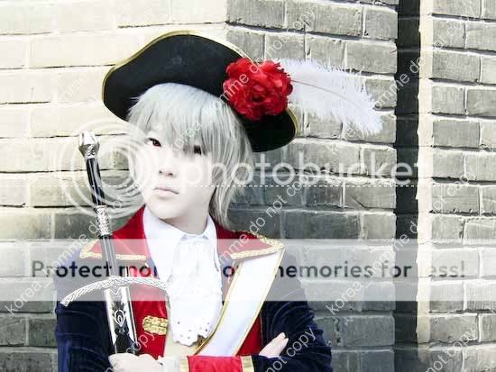 APH Axis Powers Hetalia Cosplay Wig Costume Prussia V1