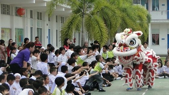 Lion Dance, Chap Goh Mei 2016, Chinese New Year 2016, Imlek 2016, Chinese School, Brunei, Seria
